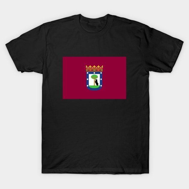 Flag of Madrid, Spain T-Shirt by brigadeiro